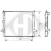 DIEDERICHS 8138108 Radiator, engine cooling